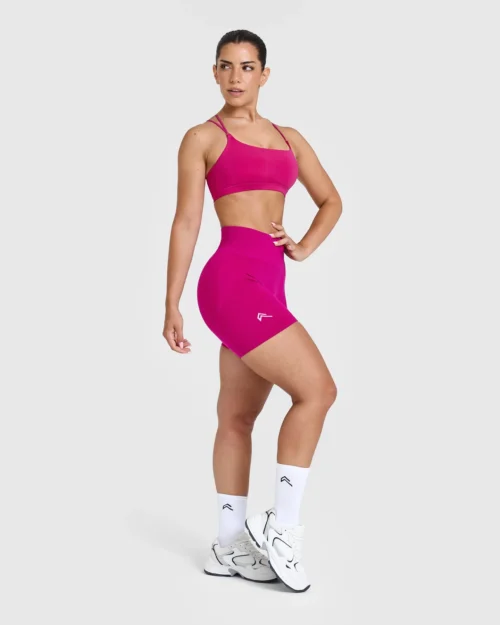 Effortless seamless Fuchsia shorts