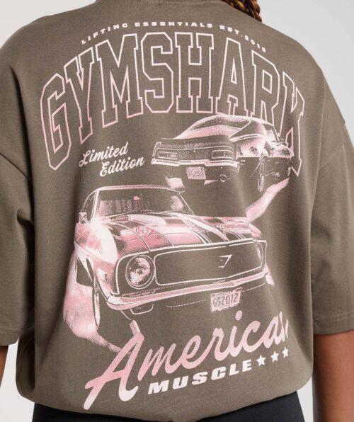 American Muscle Oversized T-Shirt - Image 3