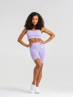 Power Seamless Lilac Cycling Shorts