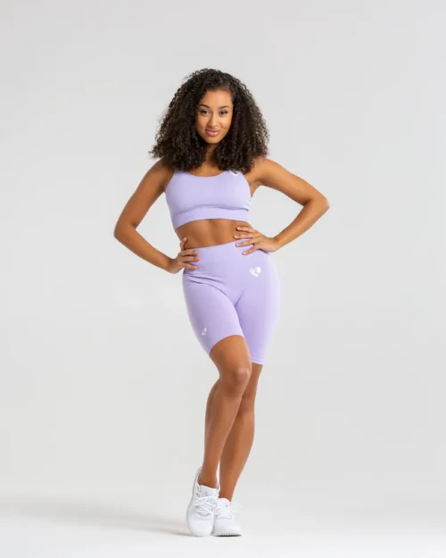 Power Seamless Lilac Cycling Shorts