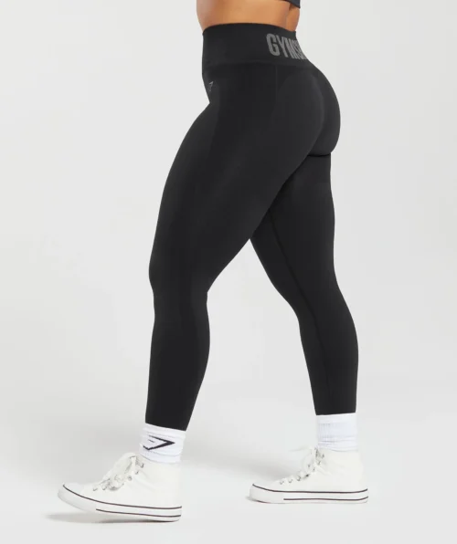 Flex high wasted Black leggings - Image 3