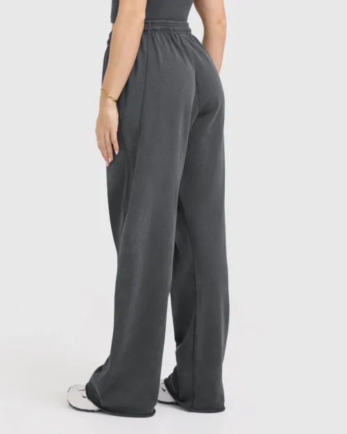 Raw lounge coal wide leg joggers - Image 3