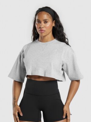 Heavyweight cotton crop top