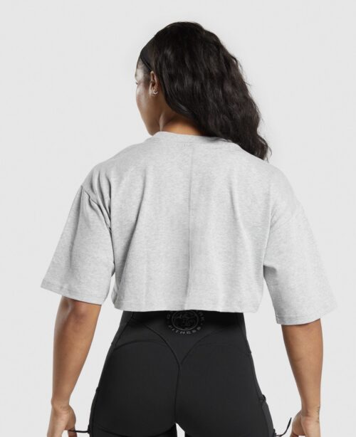 Heavyweight cotton crop top - Image 3