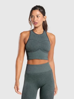 Sport seamless cropped tank
