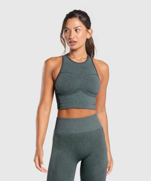 Sport seamless cropped tank