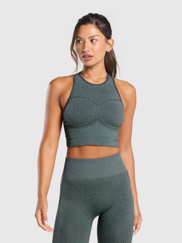 Sport seamless cropped tank