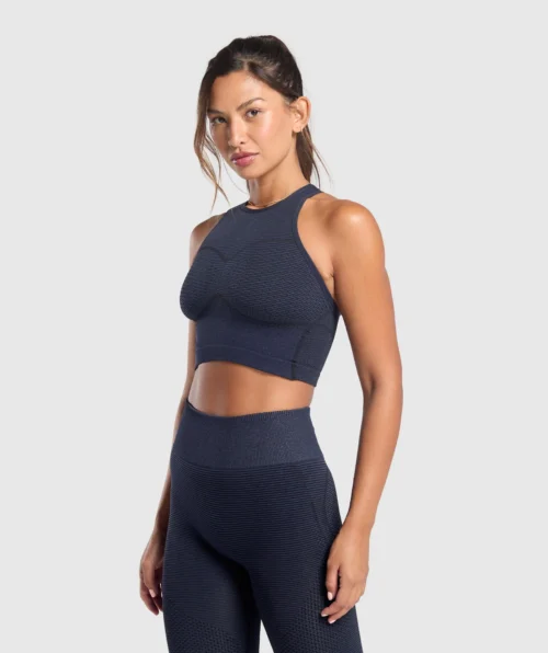 Sport seamless cropped tank