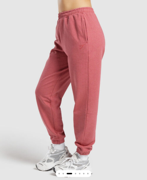 Rest day sweats pink joggers - Image 2