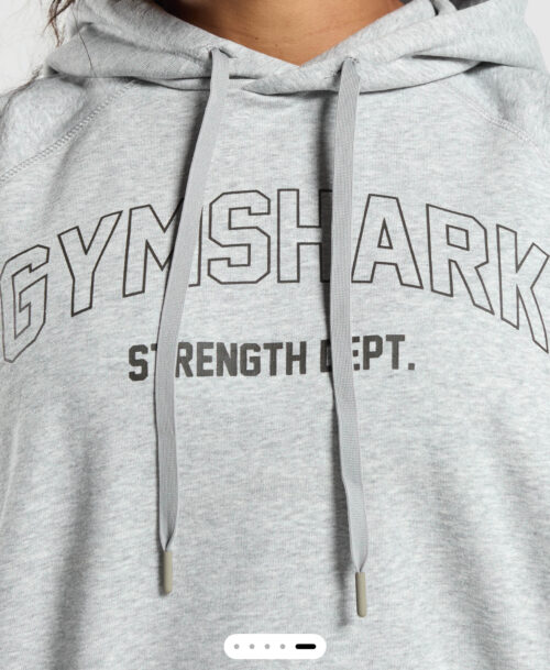 Strength department grey oversized hoodie - Image 2