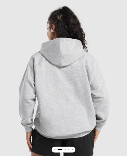 Strength department grey oversized hoodie - Image 3