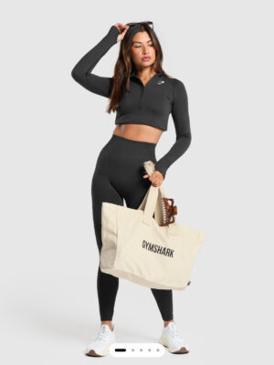 Oversized canvas tote