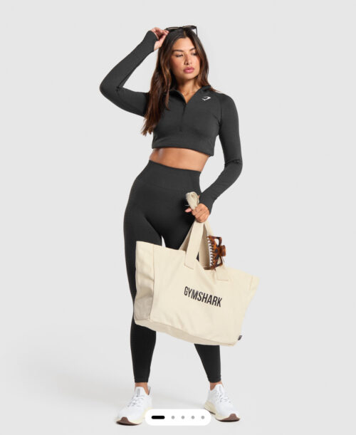 Oversized canvas tote