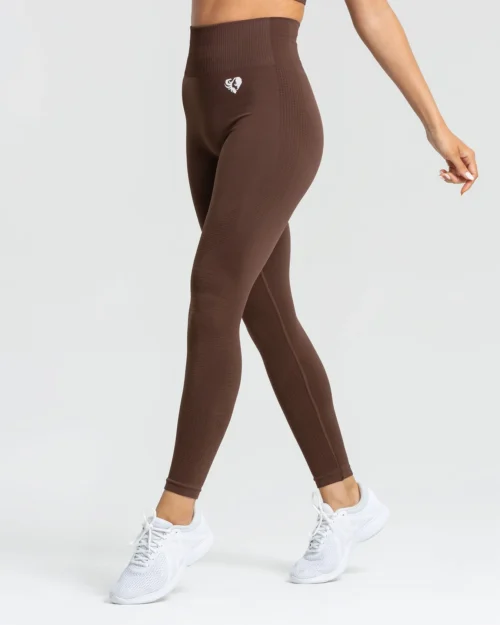 Power seamless brown leggings - Image 2