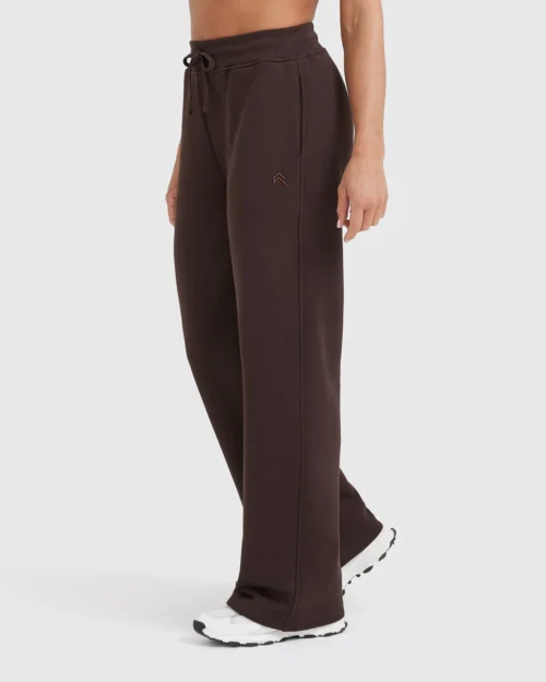 Oneractive straight leg brown joggers