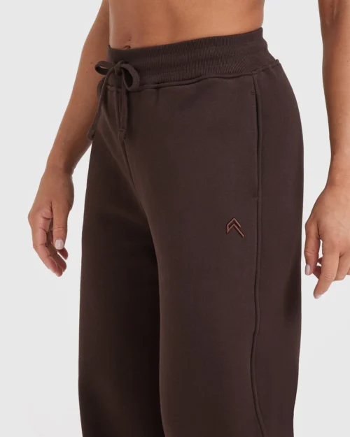 Oneractive straight leg brown joggers - Image 3