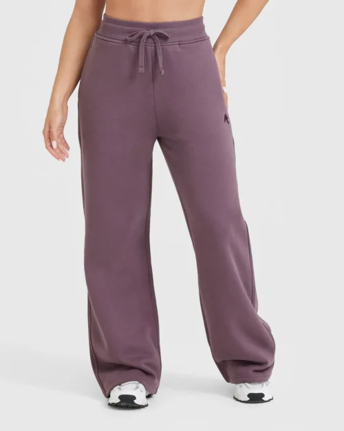 Oneractive straight leg lilac joggers