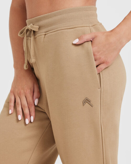 Oneractive straight leg Beige joggers - Image 4