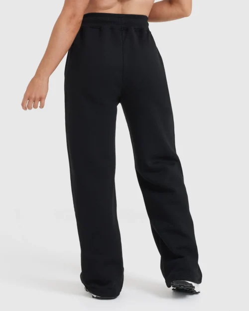 Oneractive straight leg black joggers - Image 3