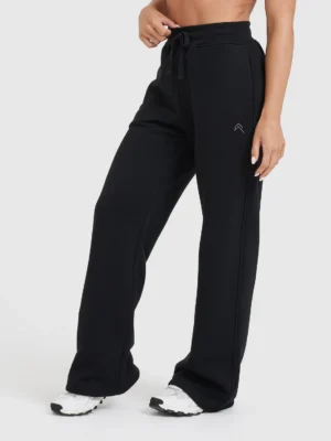 Oneractive straight leg black joggers