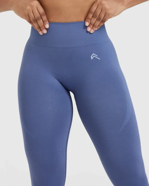 Classic seamless 2.0 leggings slate blue marl - Image 3