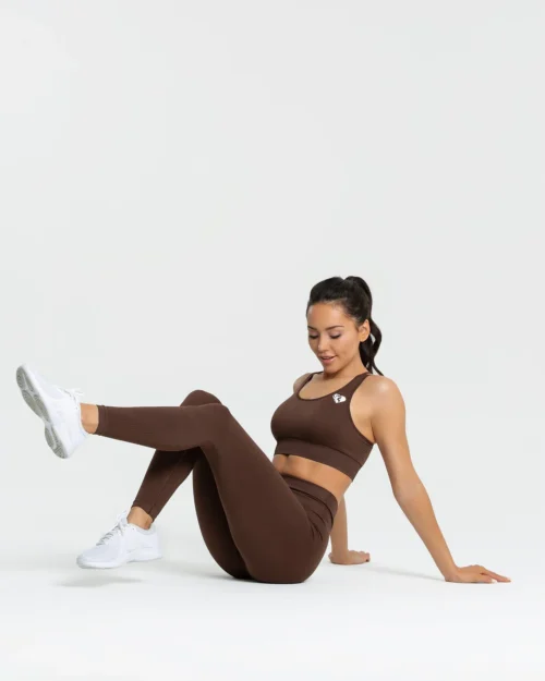 Power seamless brown leggings - Image 3