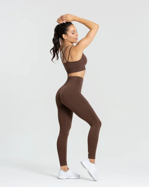 Power seamless brown leggings - Image 4