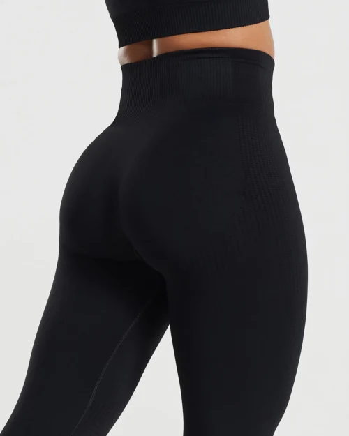 Power seamless black leggings - Image 4