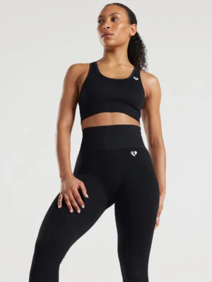 Power seamless black leggings