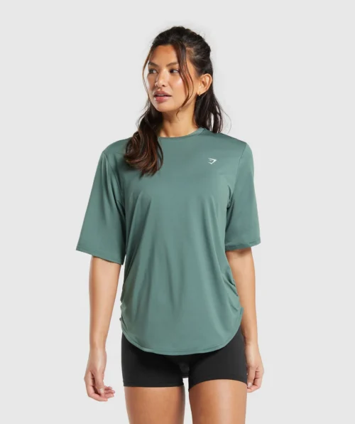 Oversized Ruched T-Shirt