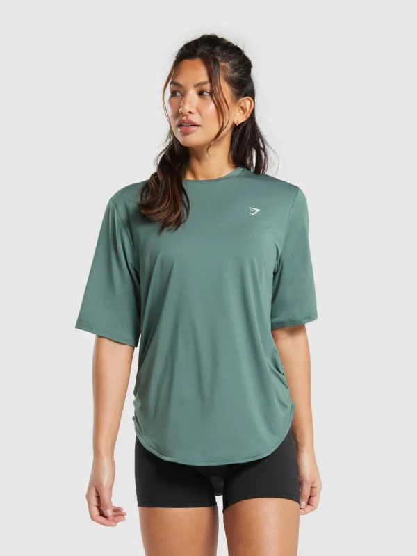 Oversized Ruched T-Shirt