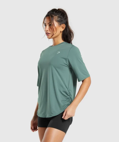 Oversized Ruched T-Shirt - Image 2