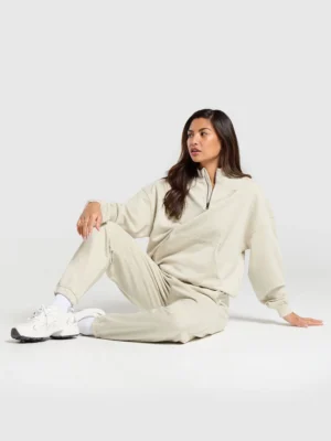 Rest Day Beige Sweats Joggers