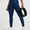 Power seamless navy leggings - Image 3