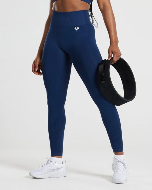 Power seamless navy leggings - Image 3