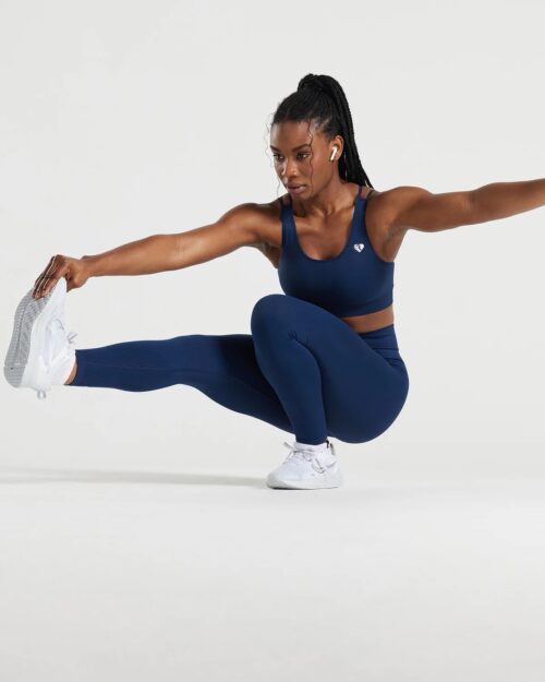 Power seamless navy leggings - Image 2