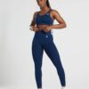 Power seamless navy leggings