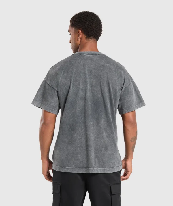 Collegiate shadow washed t-shirt - Image 3