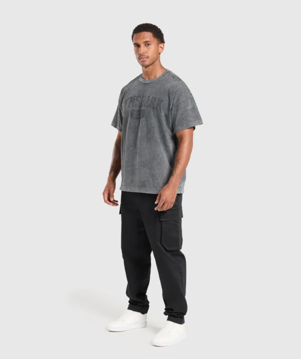 Collegiate shadow washed t-shirt - Image 2