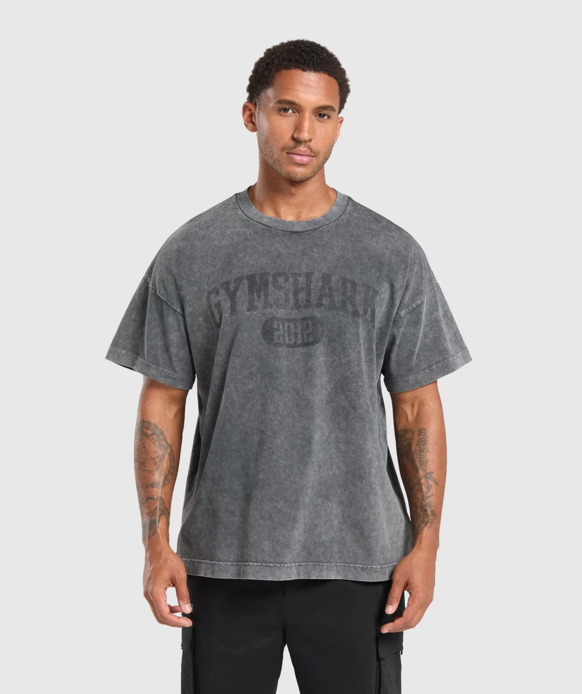 Collegiate shadow washed t-shirt