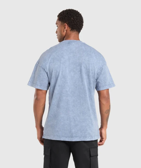 Collegiate shadow washed t-shirt - Image 2