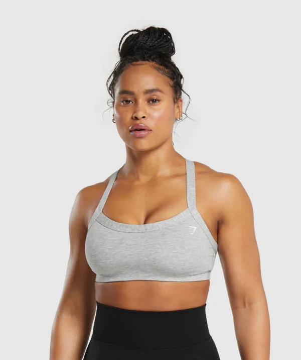 Cotton lifting sports bra