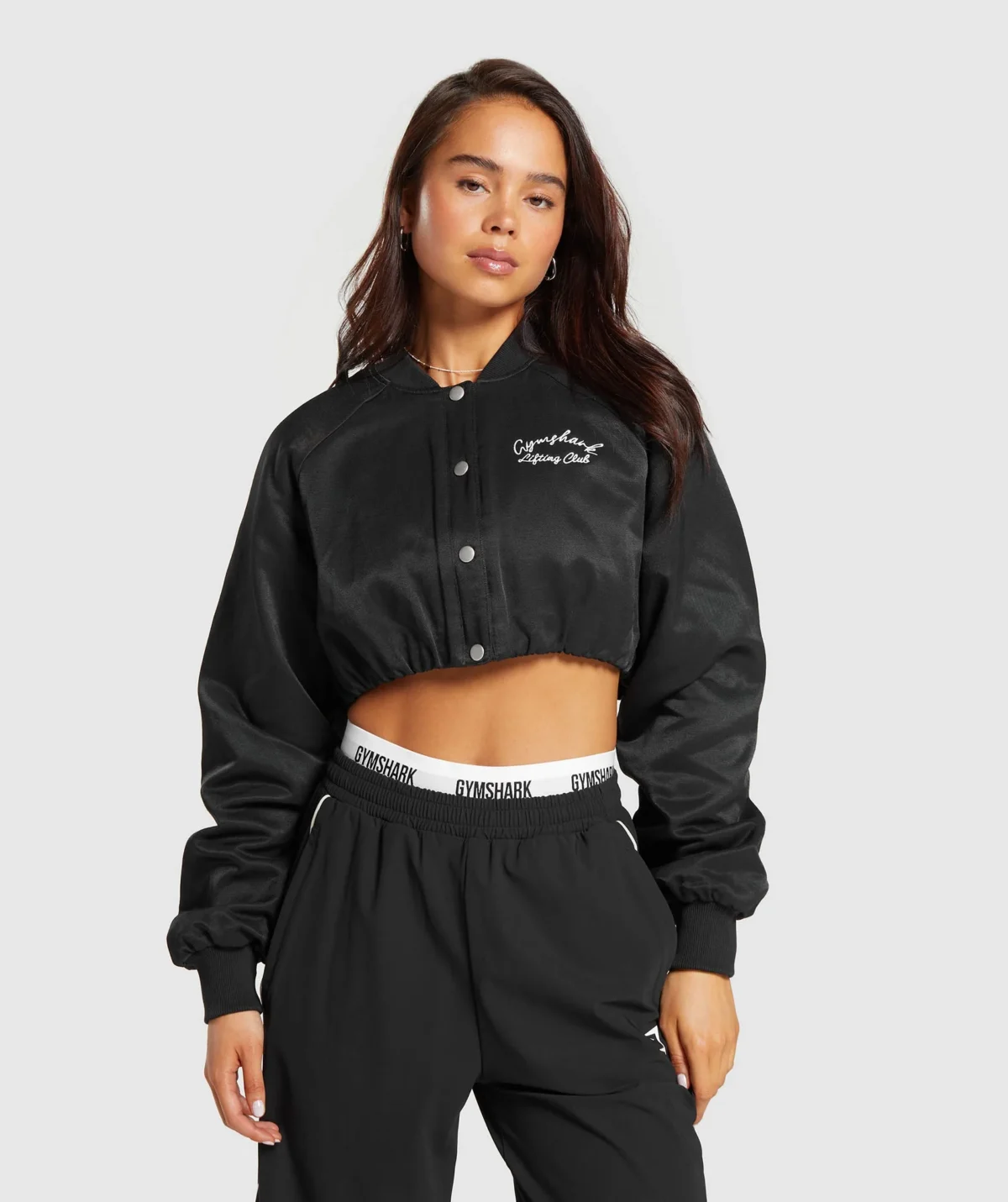 Cropped bomber jacket - Image 2