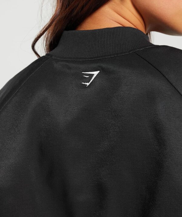 Cropped bomber jacket - Image 4