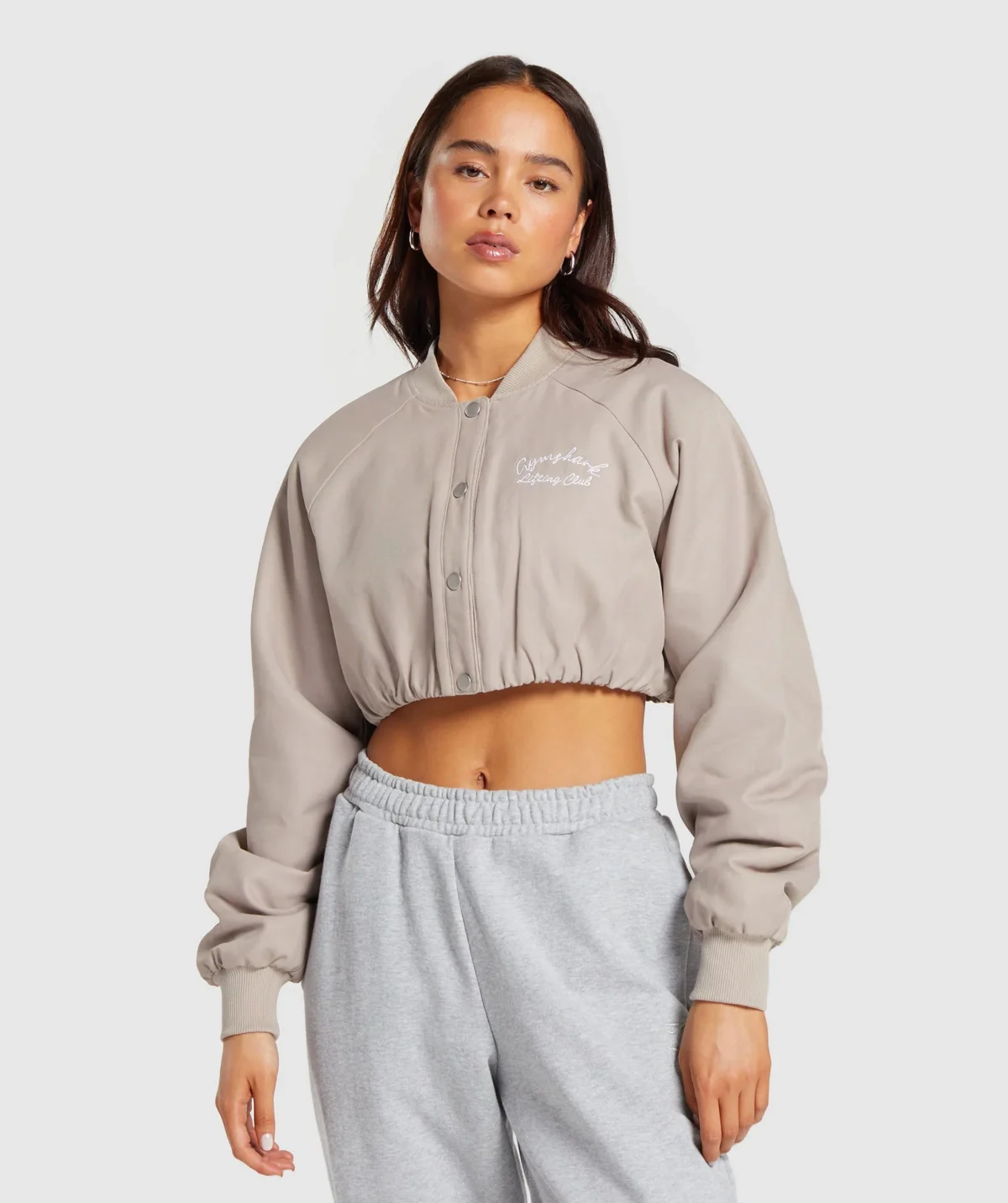 Cropped bomber jacket - Image 2