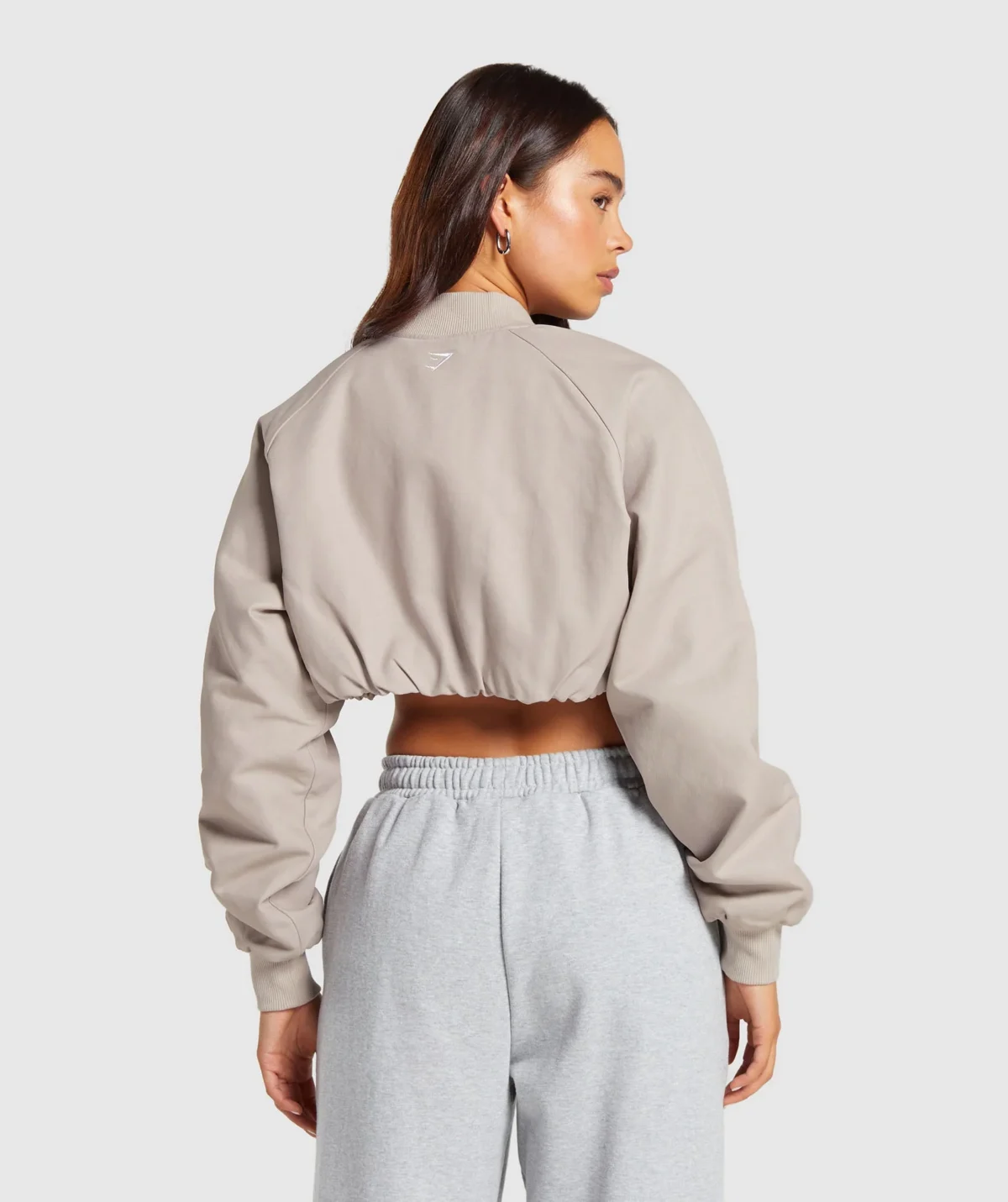 Cropped bomber jacket - Image 4