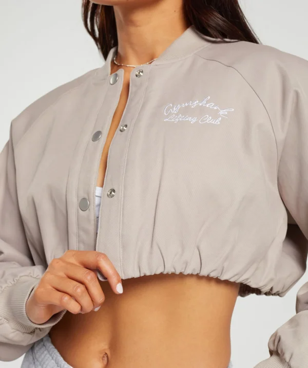 Cropped bomber jacket - Image 6