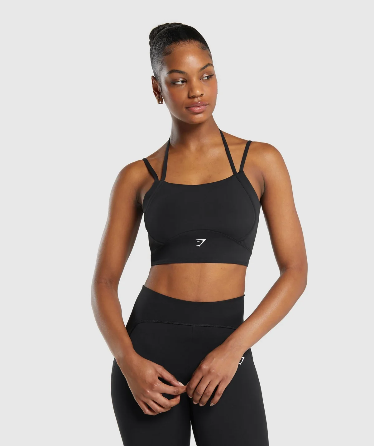 Halterneck crop cami tank