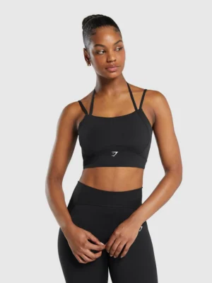 Halterneck crop cami tank