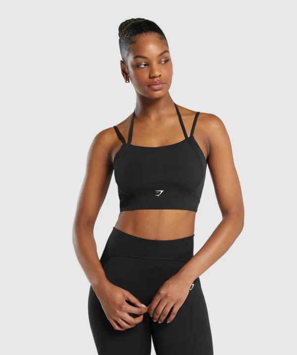 Halterneck crop cami tank